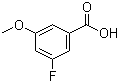 structure of CAS# 176548-72-4, 3-Fluoro-5-methoxybenzoic acid