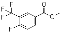 structure of CAS# 176694-36-3, 4-Fluoro-3-trifluoromethylbenzoic acid methyl ester;Methyl 4-fluoro-3-trifluoromethylbenzoate