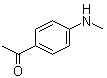 structure of CAS# 17687-47-7, 4'-(Methylamino)acetophenone;N-Methyl-p-aminoacetophenone; p-(Methylamino)acetophenone; p-Acetyl-N-methylaniline
