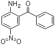 结构式 CAS# 1775-95-7, 2-氨基-5-硝基二苯甲酮