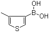 结构式 CAS# 177735-11-4, 4-甲基-3-噻吩硼酸