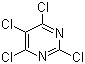 结构式 CAS# 1780-40-1, 2,4,5,6-四氯嘧啶