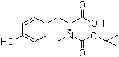 N-[(1,1-Dimethylethoxy)carbonyl]-N-methyl-D-tyrosine molecular structure (CAS 178208-61-2)