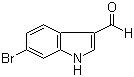 structure of CAS# 17826-04-9, 6-Bromoindole-3-carboxaldehyde;6-Bromo-1H-indole-3-carbaldehyde