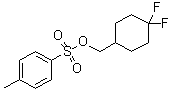 结构式 CAS# 178310-99-1, (4,4-二氟环己基)甲基对甲苯磺酸酯