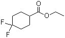 结构式 CAS# 178312-47-5, 4,4-二氟环己烷羧酸乙酯; 4,4-二氟环己基甲酸乙酯