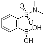 结构式 CAS# 178432-25-2, 2-(二甲基氨基磺酰基)苯硼酸; 2-(N,N-二甲基磺酰胺)苯硼酸