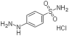 4-Hydrazinobenzene-1-sulfonamide hydrochloride molecular structure (CAS 17852-52-7)