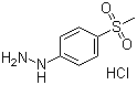 4-(Methylsulfonyl)phenylhydrazine hydrochloride molecular structure (CAS 17852-67-4)