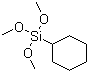 结构式 CAS# 17865-54-2, 环己基三甲氧基硅烷