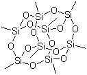 Octamethylsilsesquioxane molecular structure (CAS 17865-85-9)
