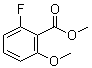 结构式 CAS# 178747-79-0, 2-氟-6-甲氧基苯甲酸甲酯