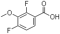 结构式 CAS# 178974-97-5, 2,4-二氟-3-甲氧基苯甲酸