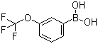 结构式 CAS# 179113-90-7, 3-(三氟甲氧基)苯硼酸