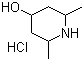 structure of CAS# 179175-18-9, 2,6-Dimethyl-4-piperidinol hydrochloride