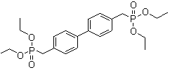structure of CAS# 17919-34-5, 4,4-Bis(diethylphosphonomethyl)biphenyl;4,4'-Bis(diethoxyphosphomethyl)-1,1'-biphenyl