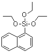结构式 CAS# 17938-06-6, 1-(三乙氧基硅烷基)萘