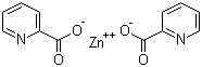 structure of CAS# 17949-65-4, Zinc picolinate