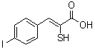 structure of CAS# 179528-45-1, (2Z)-3-(4-Iodophenyl)-2-mercapto-2-propenoic acid;PD 150606