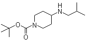 结构式 CAS# 179556-97-9, 4-(2-甲基丙基氨基)哌啶-1-羧酸叔丁酯