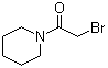 结构式 CAS# 1796-25-4, 2-溴-1-(1-哌啶基)乙酮