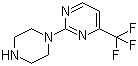 结构式 CAS# 179756-91-3, 1-(4-三氟甲基嘧啶-2-基)哌嗪