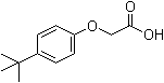 structure of CAS# 1798-04-5, 4-tert-Butylphenoxyacetic acid;NSC 8481; [(4-tert-Butylphenyl)oxy]acetic acid