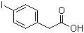 structure of CAS# 1798-06-7, 4-Iodophenylacetic acid;(4-Iodophenyl)acetic acid