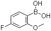 structure of CAS# 179899-07-1, 4-Fluoro-2-methoxyphenylboronic acid;(4-Fluoro-2-methoxyphenyl)boronic acid