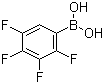 structure of CAS# 179923-32-1, 2,3,4,5-Tetrafluorophenylboronic acid