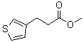 结构式 CAS# 179932-05-9, 3-噻吩丙酸甲酯