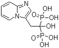 结构式 CAS# 180064-38-4, 米诺膦酸; 1-羟基-2-(咪唑并[1,2-a]吡啶-3-基)乙烷-1,1-双膦酸