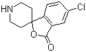 structure of CAS# 180160-47-8, 5-Chlorospiro[isobenzofuran-1(3H),4'-piperidin]-3-one