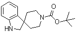 structure of CAS# 180465-84-3, Spiro[indoline-3,4'-piperidine]-1'-carboxylic acid tert-butyl ester;1,2-Dihydrospiro[3H-indole-3,4'-piperidine]-1'-carboxylic acid 1,1-dimethylethyl ester