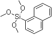 structure of CAS# 18052-76-1, 1-Naphthyltrimethoxysilane;Trimethoxy(1-naphthyl)silane