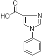 1-Phenyl-1H-imidazole-4-carboxylic acid molecular structure (CAS 18075-64-4)
