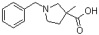 1-Benzyl-3-methylpyrrolidine-3-carboxylic acid molecular structure (CAS 181114-74-9)