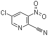 structure of CAS# 181123-11-5, 5-Chloro-3-nitropyridine-2-carbonitrile;5-Chloro-2-cyano-3-nitropyridine