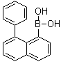 structure of CAS# 181135-36-4, (8-Phenyl-1-naphthalenyl)-boronic acid