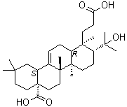 3,4-Seco-olean-12-en-4-ol-3,28-dioic acid molecular structure (CAS 182249-69-0)