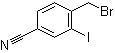 结构式 CAS# 182287-63-4, 4-(溴甲基)-3-碘苯甲腈