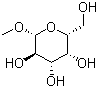 Methyl beta-D-galactopyranoside molecular structure (CAS 1824-94-8)