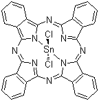 Tin(IV) phthalocyanine dichloride molecular structure (CAS 18253-54-8)