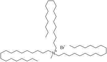 Methyltrioctadecylammonium bromide molecular structure (CAS 18262-86-7)