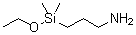 structure of CAS# 18306-79-1, (3-Aminopropyl)ethoxydimethylsilane;3-(Ethoxydimethylsilanyl)propylamine; APDMES; Dimethyl(gamma-aminopropyl)ethoxysilane