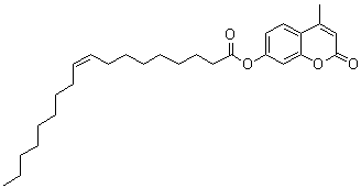 structure of CAS# 18323-58-5, 4-Methylumbelliferyl oleate;Oleoyl 4-methylumbelliferone