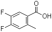 4,5-Difluoro-2-methylbenzoic acid molecular structure (CAS 183237-86-7)