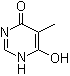 结构式 CAS# 18337-63-8, 6-羟基-5-甲基-4(1H)-嘧啶酮
