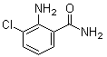 结构式 CAS# 18343-44-7, 2-氨基-3-氯苯甲酰胺