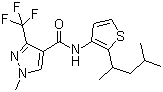 Penthiopyrad molecular structure (CAS 183675-82-3)